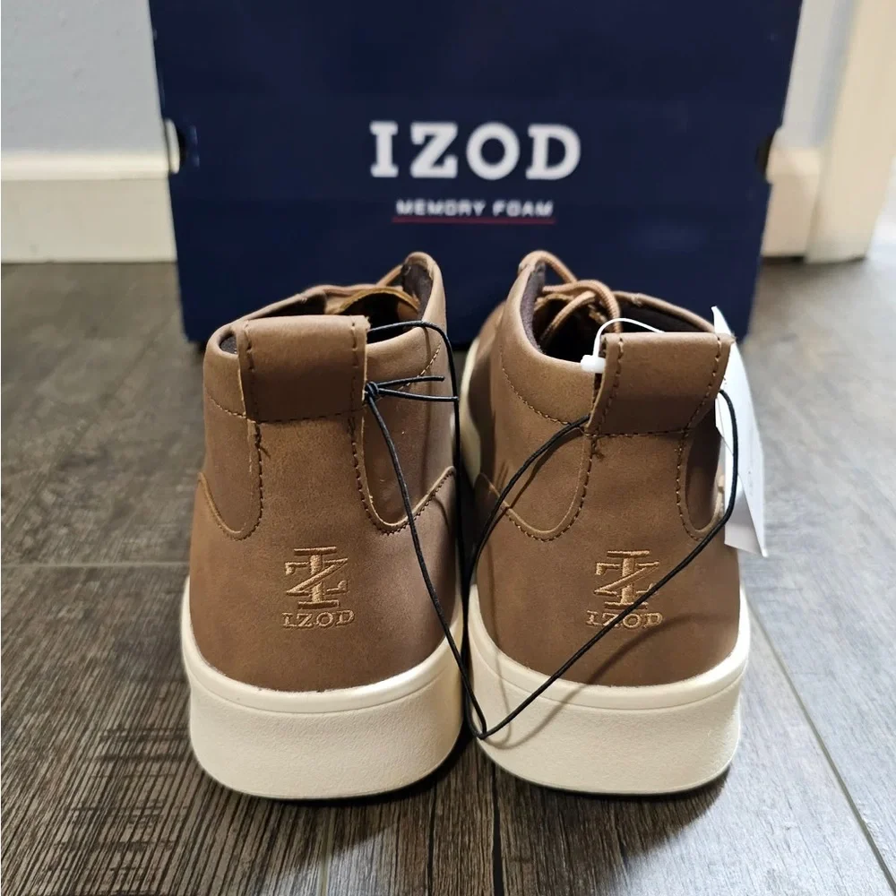 Izod Memory Foam Palmer Style In Brown New In Box
